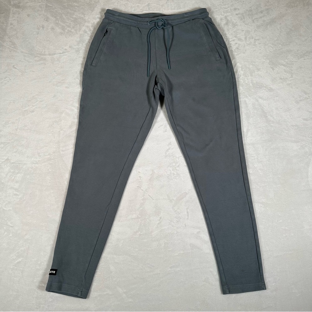 Alphalete Sweatpants Women Size L Gray Tapered Cotton Blend Sport Pants